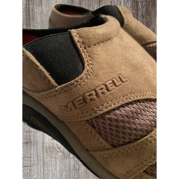 Merrell men’s suede slip on comfort shoes - Picture 4 of 5